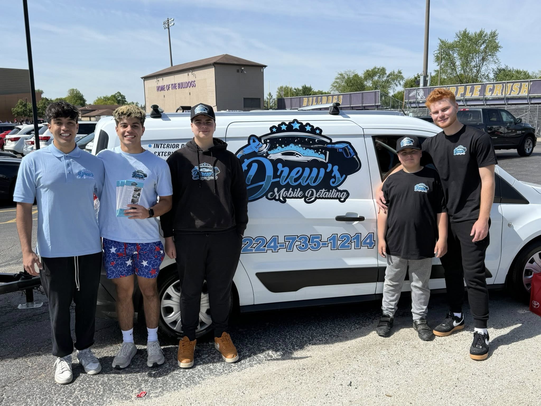 Drew's Mobile Detailing team photo